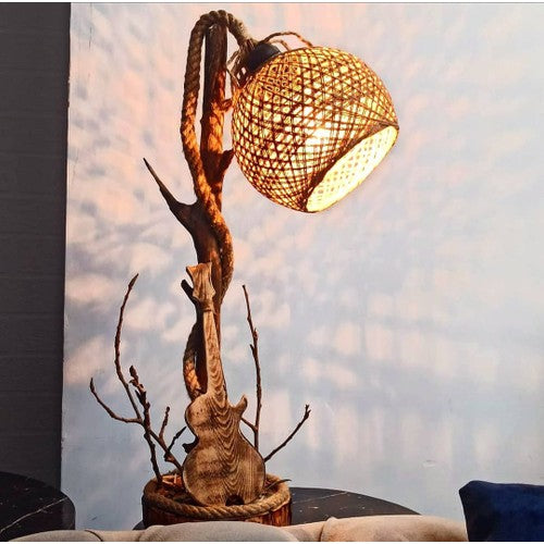 Lampe en bois design