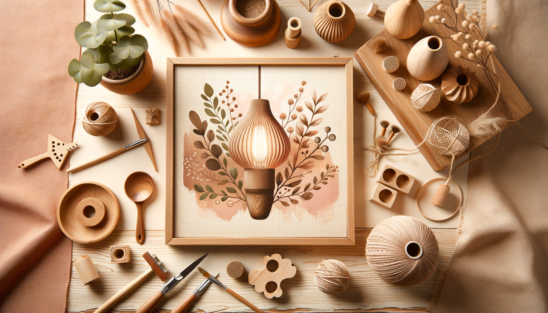 Image d'illustration pour l'article : Comment Choisir des Luminaires Écologiques en Bois Artisanal ?