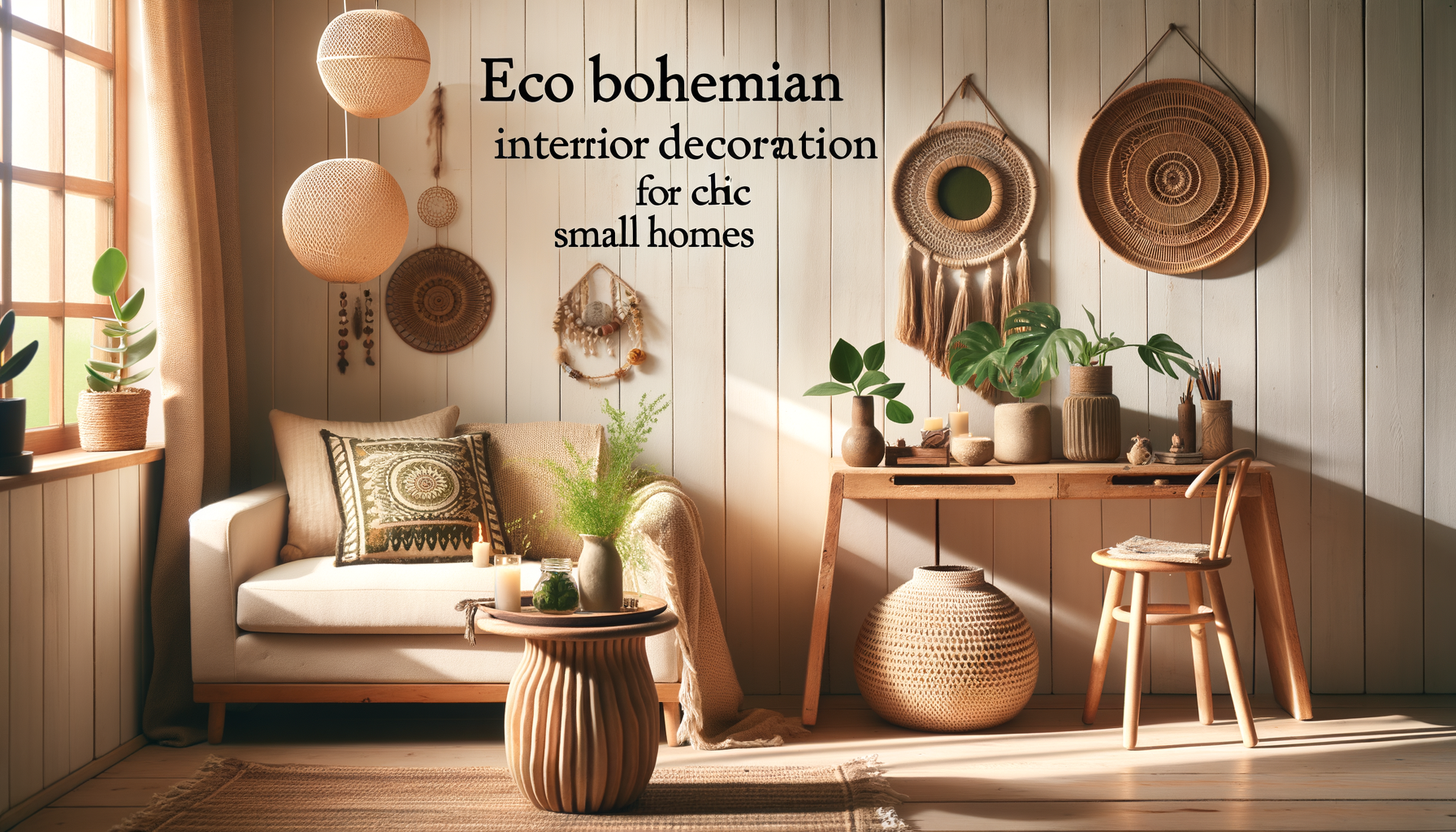 Image d'illustration pour l'article : Décoration intérieure bohème éco pour petites maisons chics